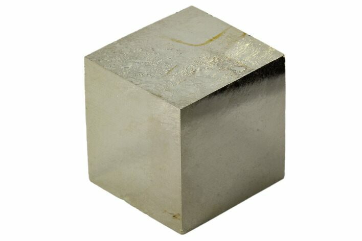 Shiny, Natural Pyrite Cube - Navajun, Spain #118309